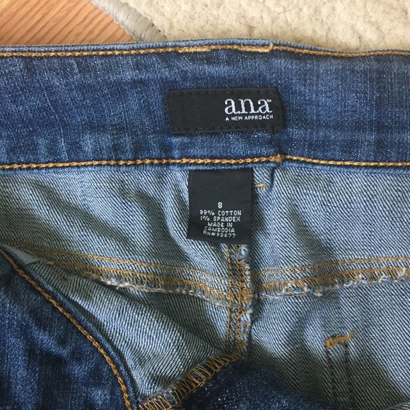 a.n.a denim skirts with distressed stitching - Picture 8 of 8